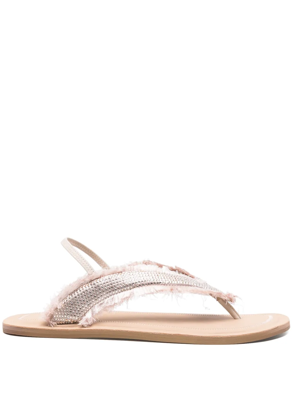 Massimo Santini Roxana flip flops Neutrals
