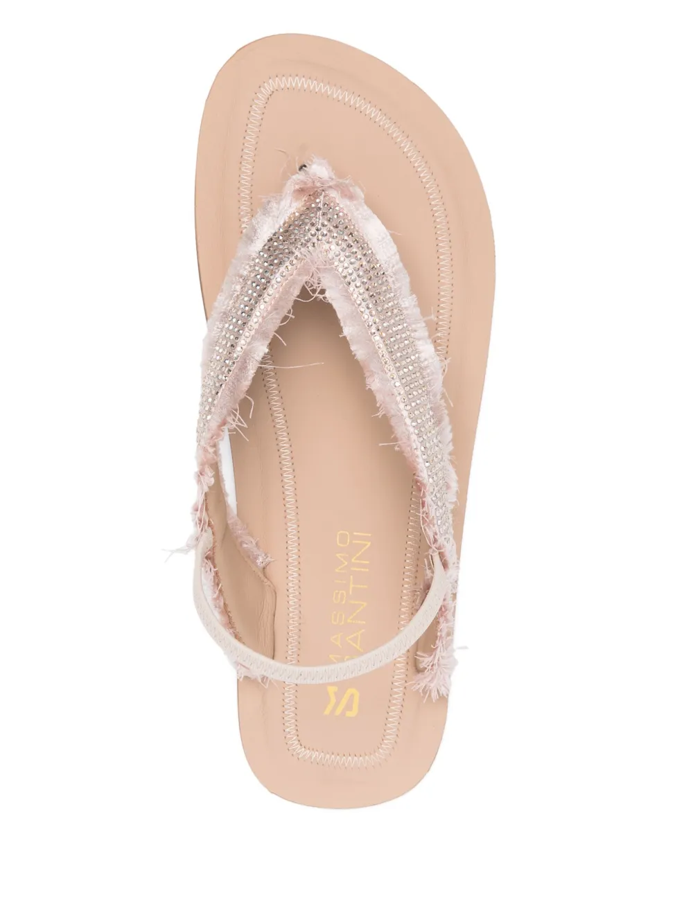 Massimo Santini Roxana flip flops Neutrals