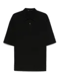 White Sand cotton polo shirt - Black