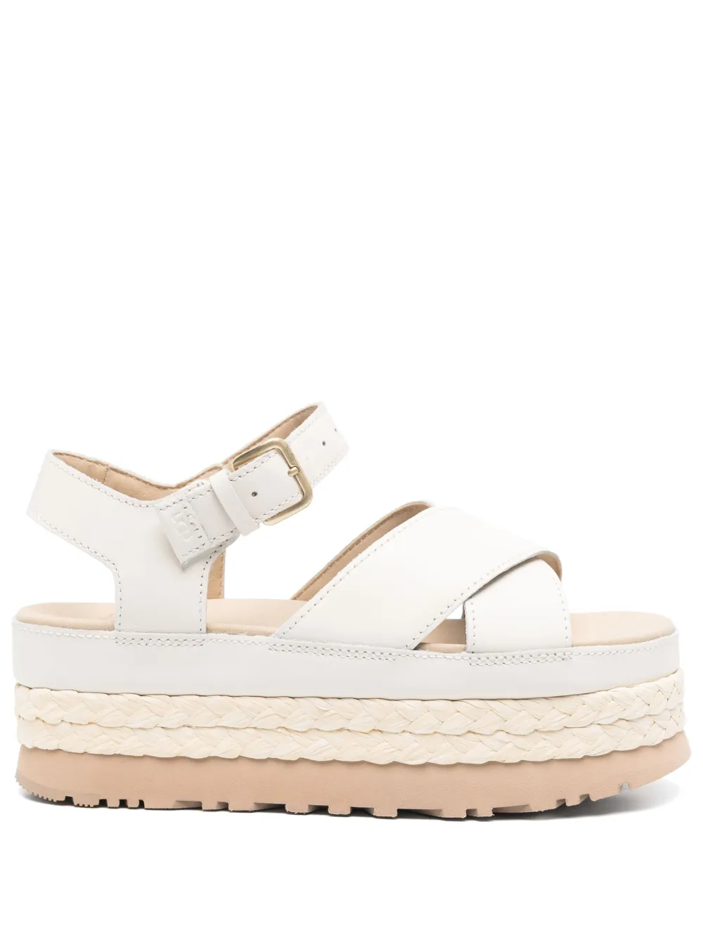 UGG leather sandals Neutrals