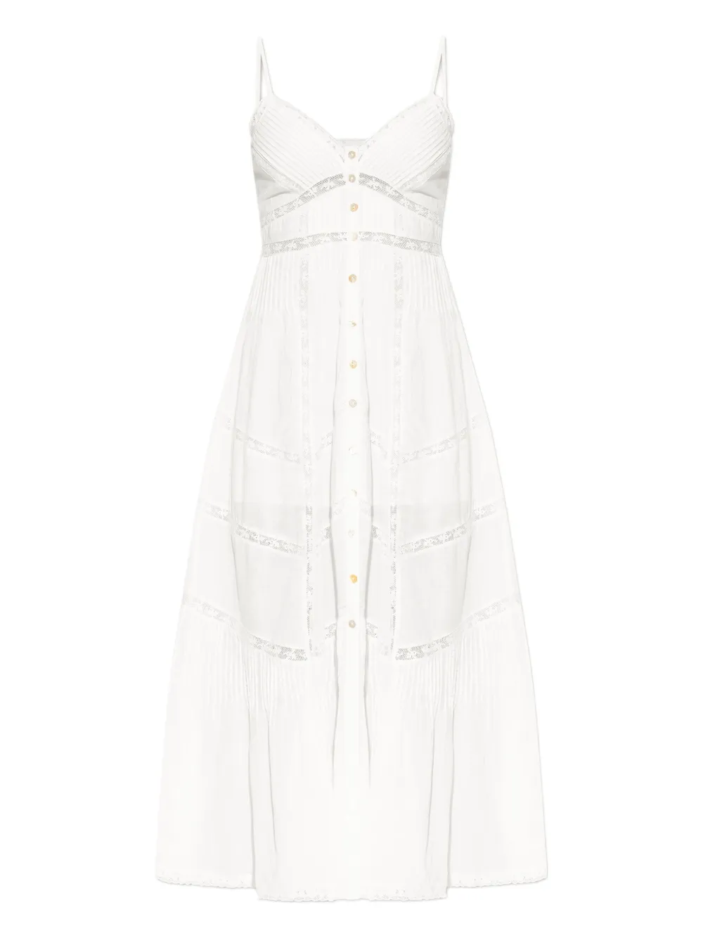 LoveShackFancy cotton midi dress | White | Image 1