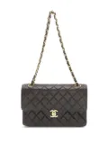 CHANEL Pre-Owned 1991-1994 Small Quilted Lambskin CC Double Flap shoulder bag - Black