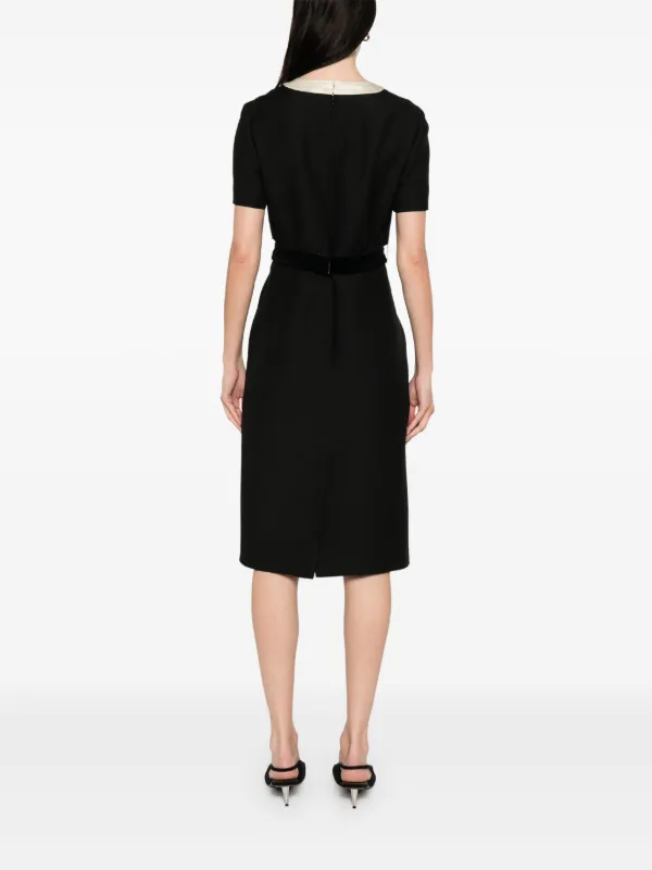 VALENTINO ブラックドレス Valentino Garavani リボンディテール ドレス | ブラック | FARFETCH JP