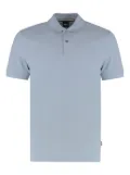 BOSS textured polo shirt - Blue