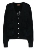 Stain Shade V-neck cardigan - Blue