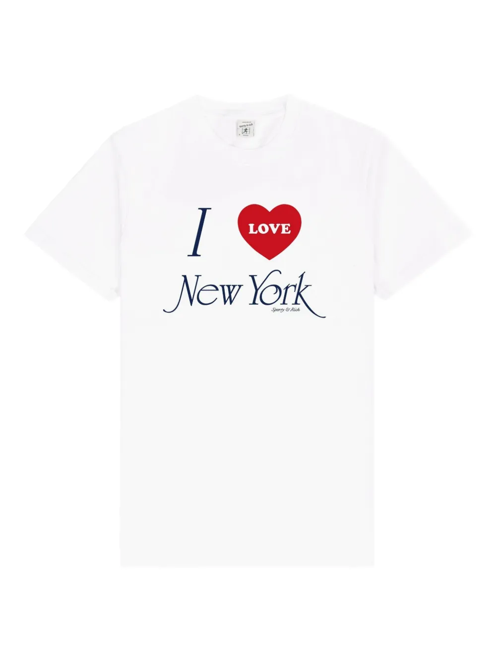 Sporty & Rich I Love NY Tシャツ - ホワイト Sporty & Rich I Love NY Tシャツ - ホワイト