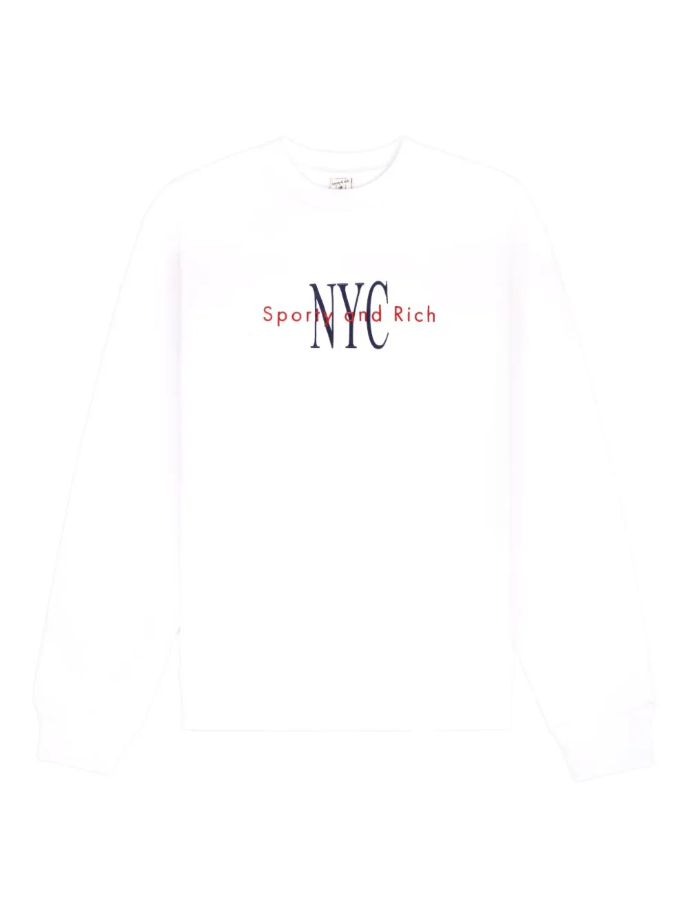 Sporty & Rich Katoenen sweater Wit