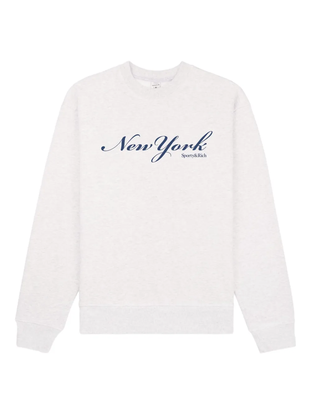Sporty & Rich Sweater met logoprint Grijs