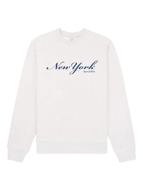 Sporty & Rich logo-print sweatshirt