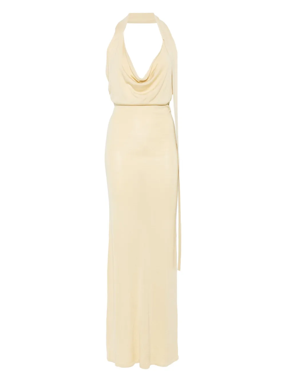 fine-knit maxi dress