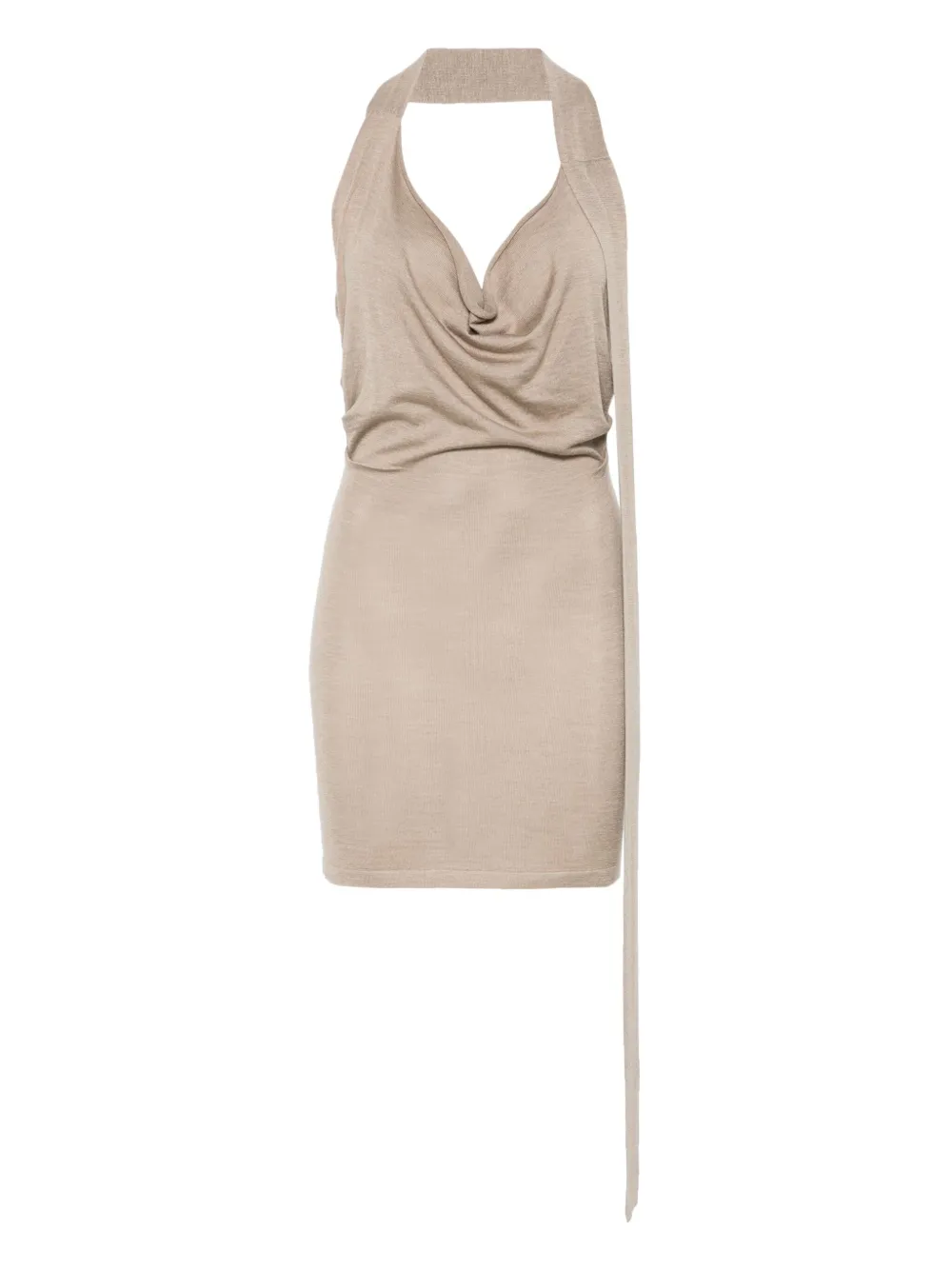 fine-knit mini dress