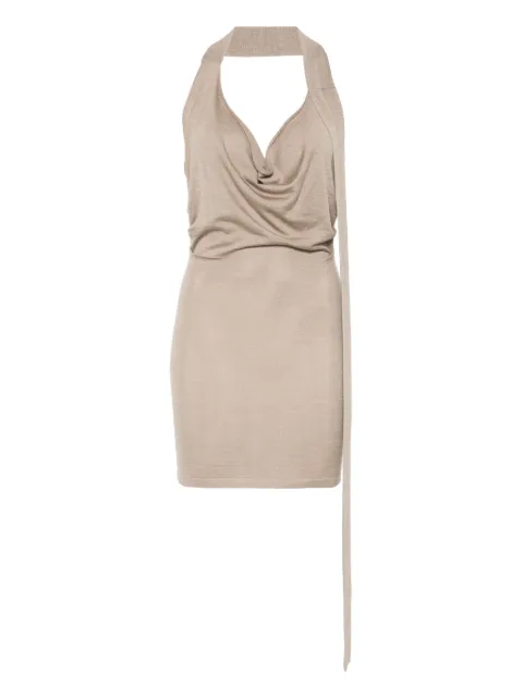 Aya Muse fine-knit mini dress