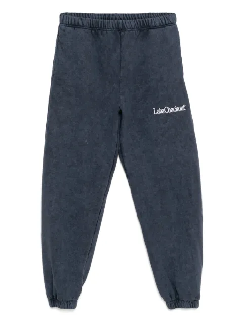 Stain Shade embroidered track pants