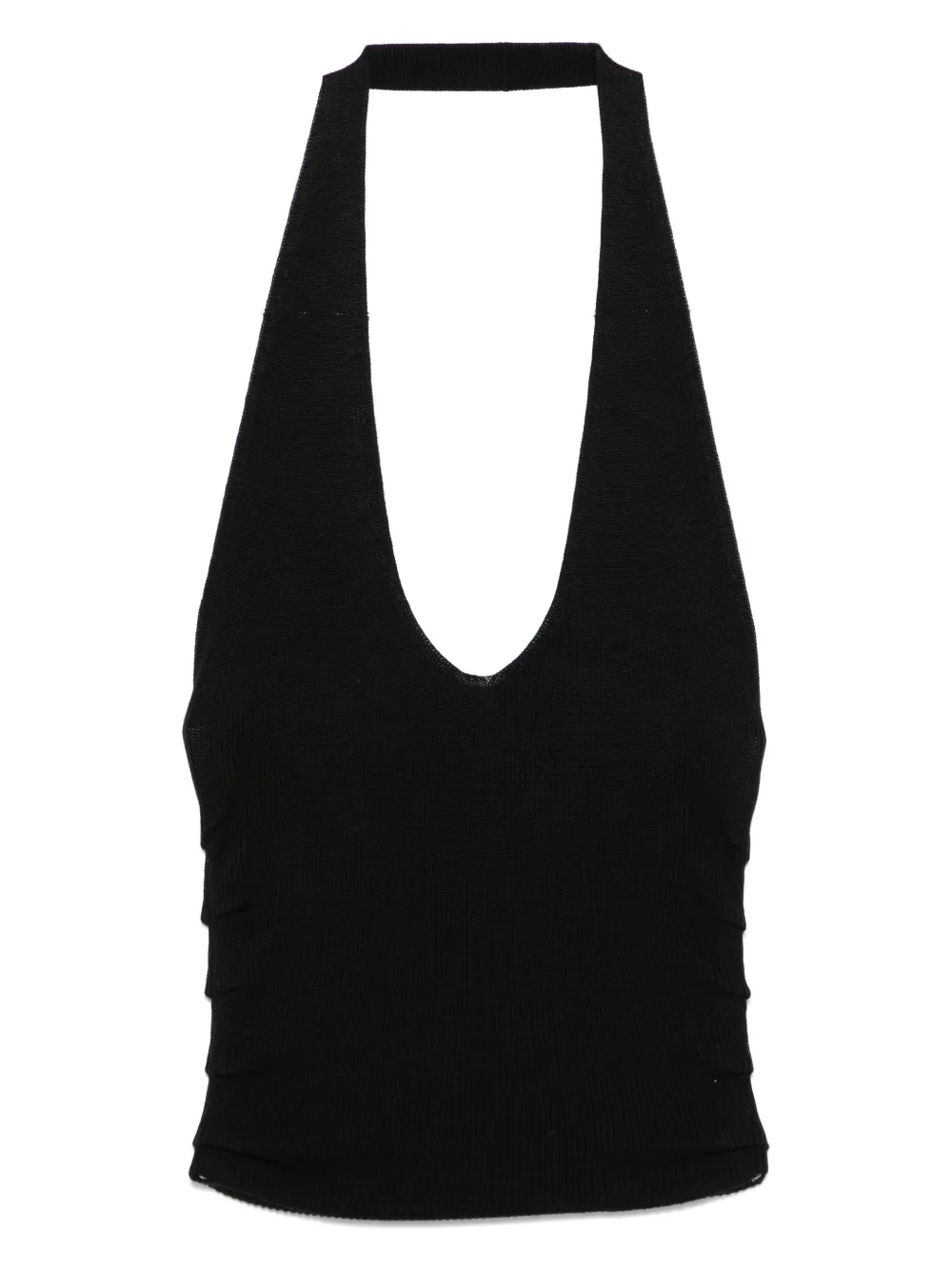 Aya Muse ribbed-knit top | Black | Image 1