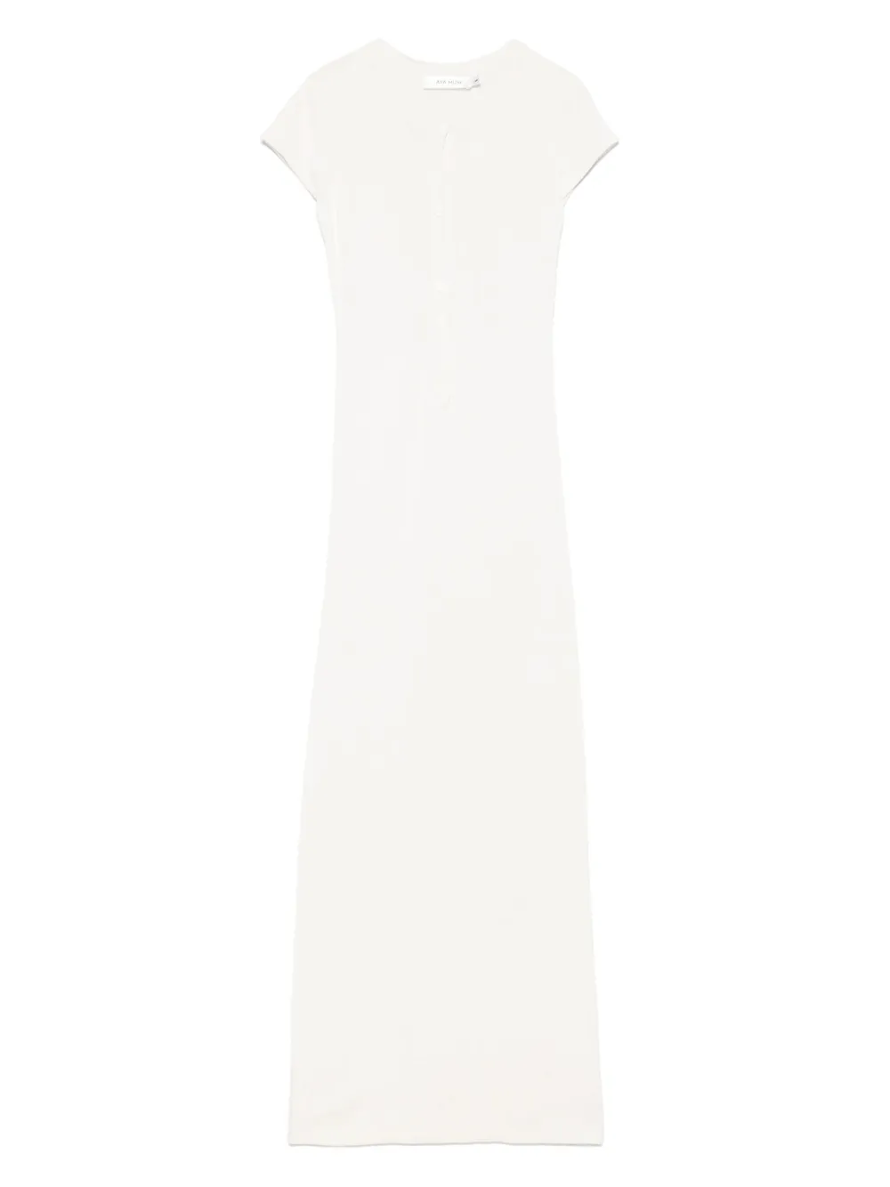 Aya Muse Gebreide maxi-jurk Wit