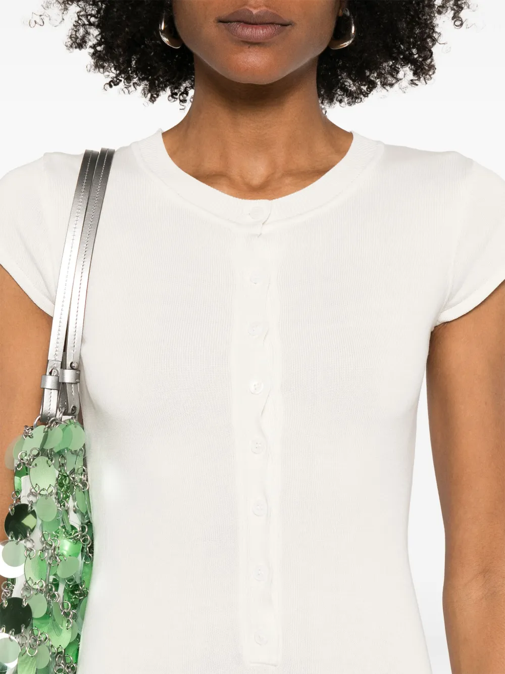 Aya Muse Gebreide maxi-jurk Wit