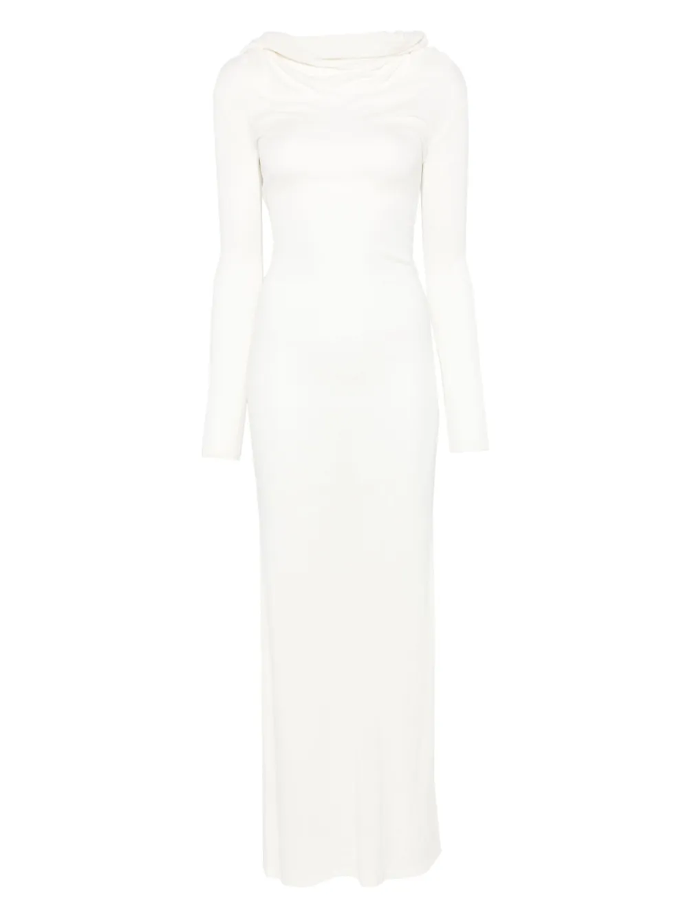 fine-knit maxi dress