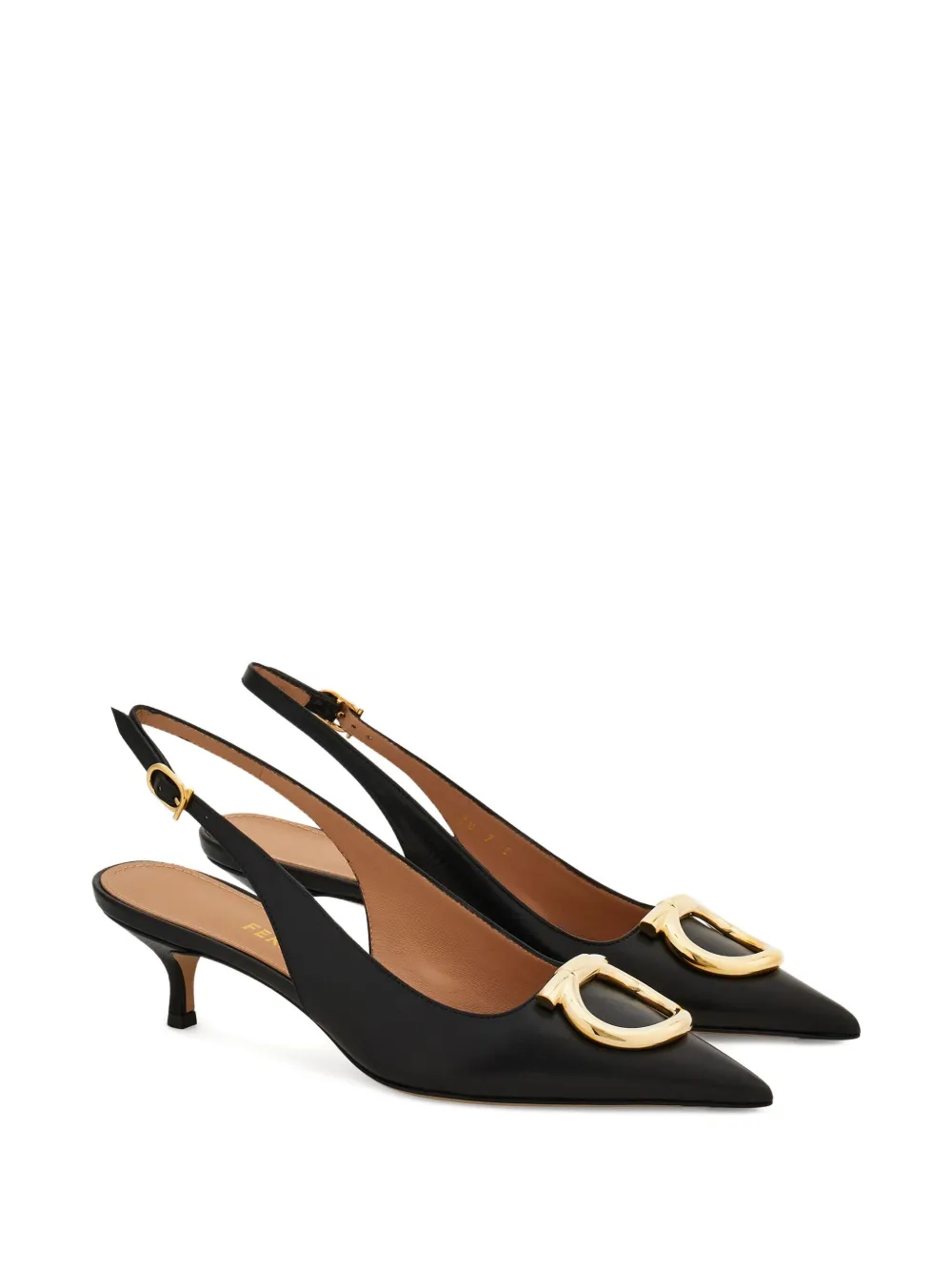 Ferragamo Slingback pumps Zwart