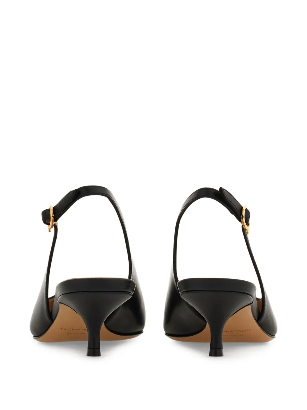 Ferragamo Slingback pumps Zwart