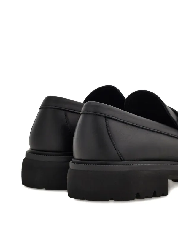 Ferragamo ガンチーニ レザーローファー | ブラック | FARFETCH JP