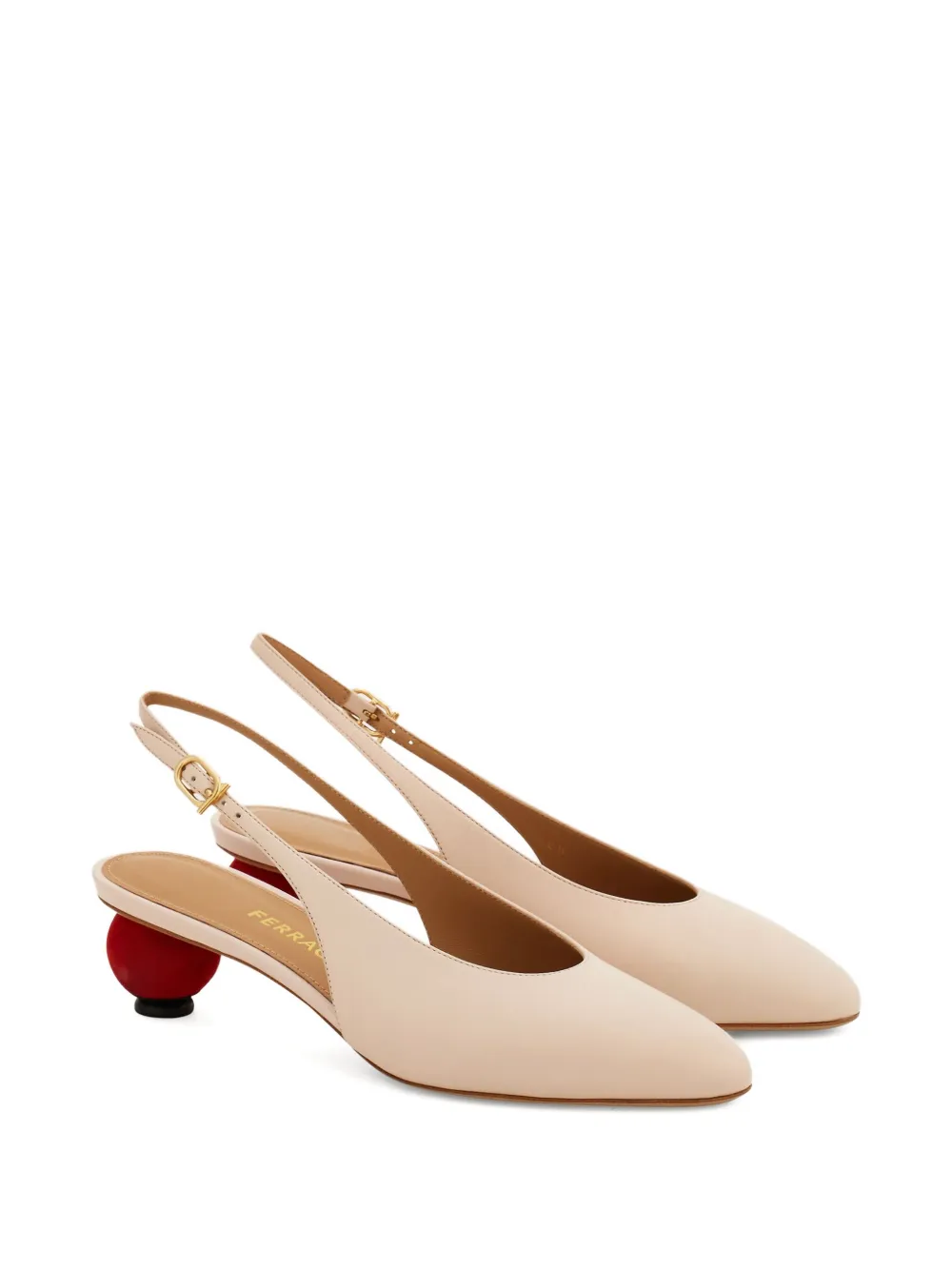 Ferragamo slingback pumps Pink