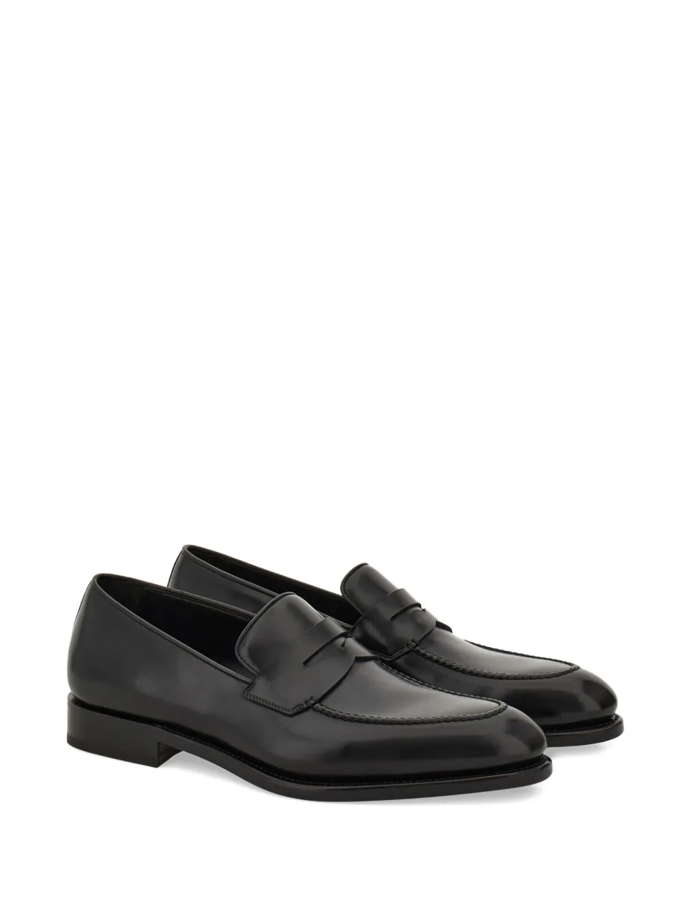 Ferragamo Leren loafers - Zwart