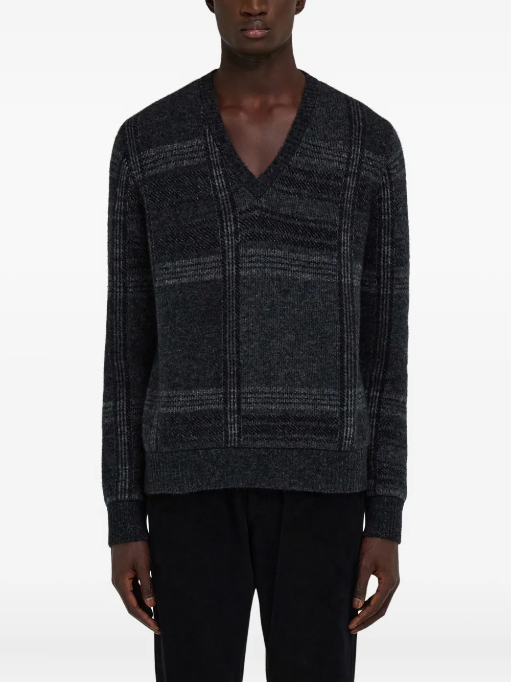 Ferragamo Trui van wol-jakblend Grijs