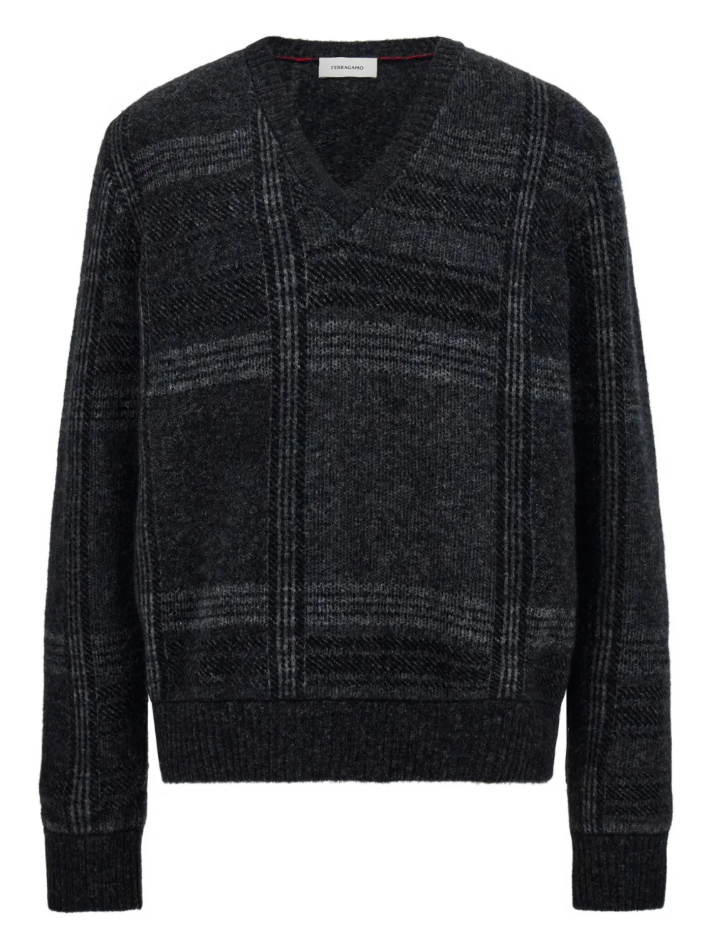 Ferragamo wool-yak blend jumper | Grey | Image 1