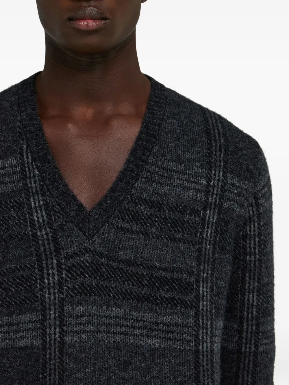 Ferragamo Trui van wol-jakblend Grijs