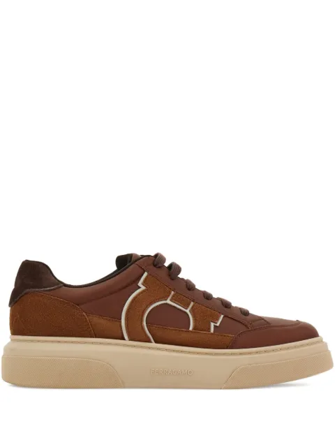 Ferragamo suede leather sneakers