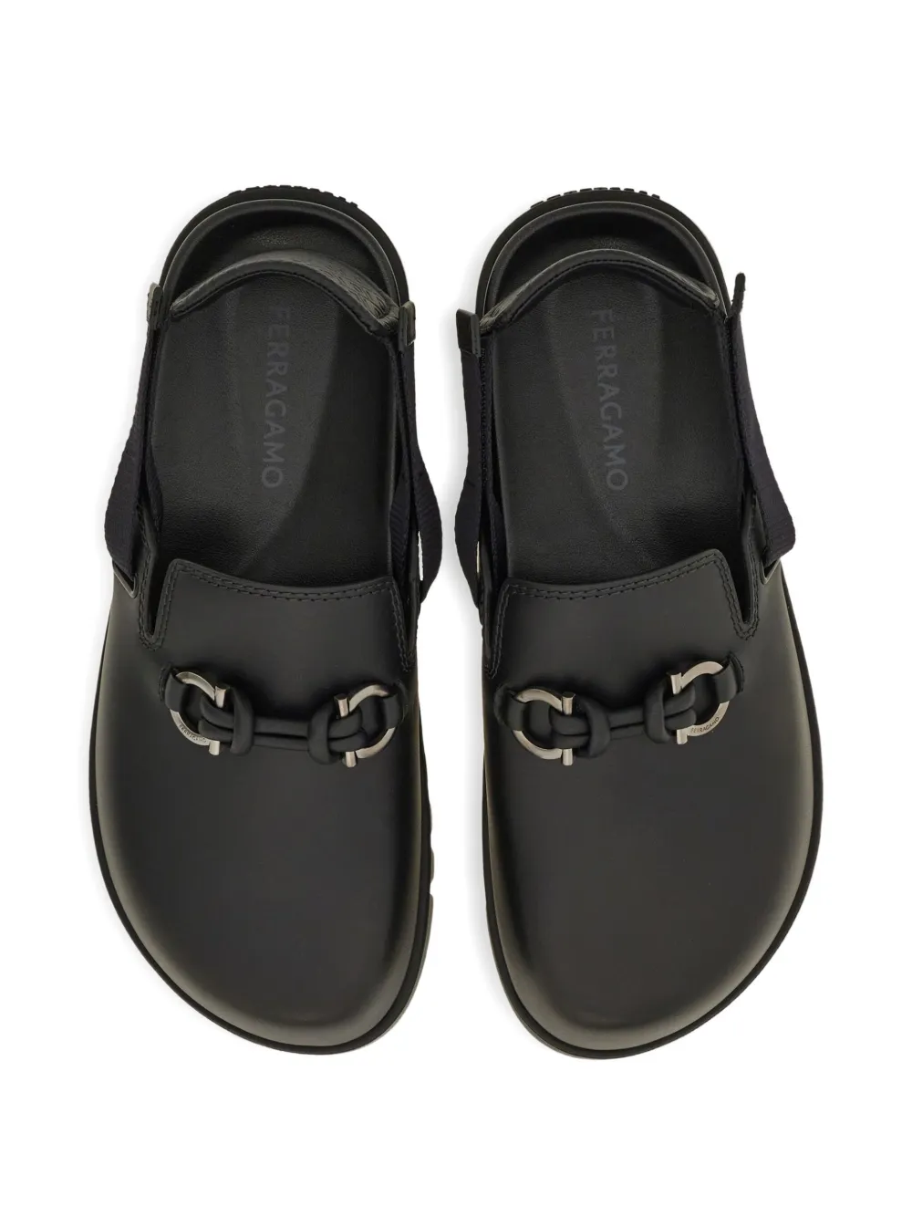 Ferragamo chunky-sole sandals Black
