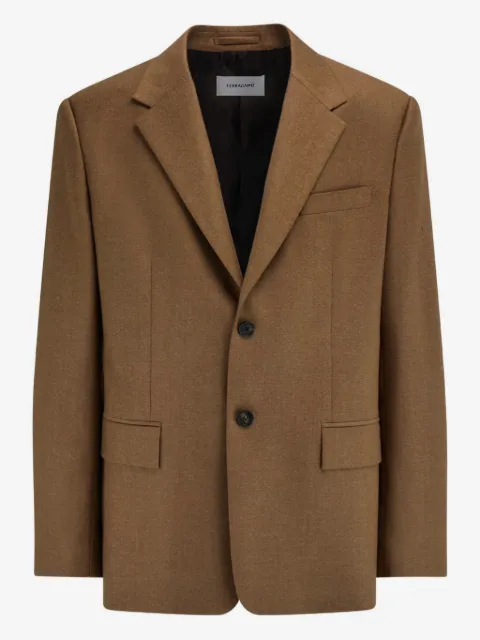 Ferragamo enkelknäppt blazer