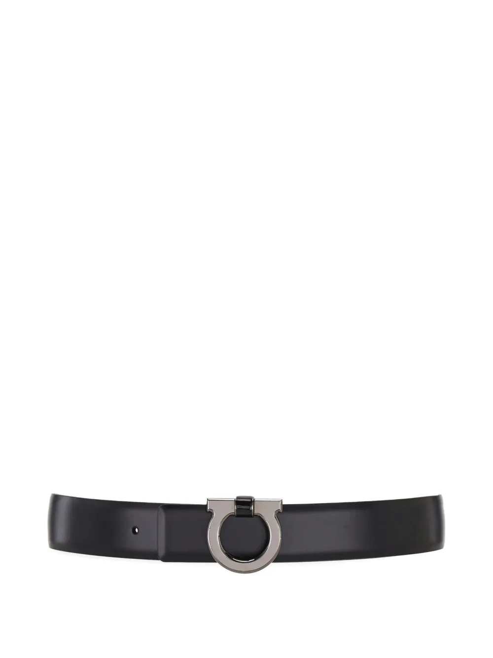 Ferragamo leather belt - Zwart
