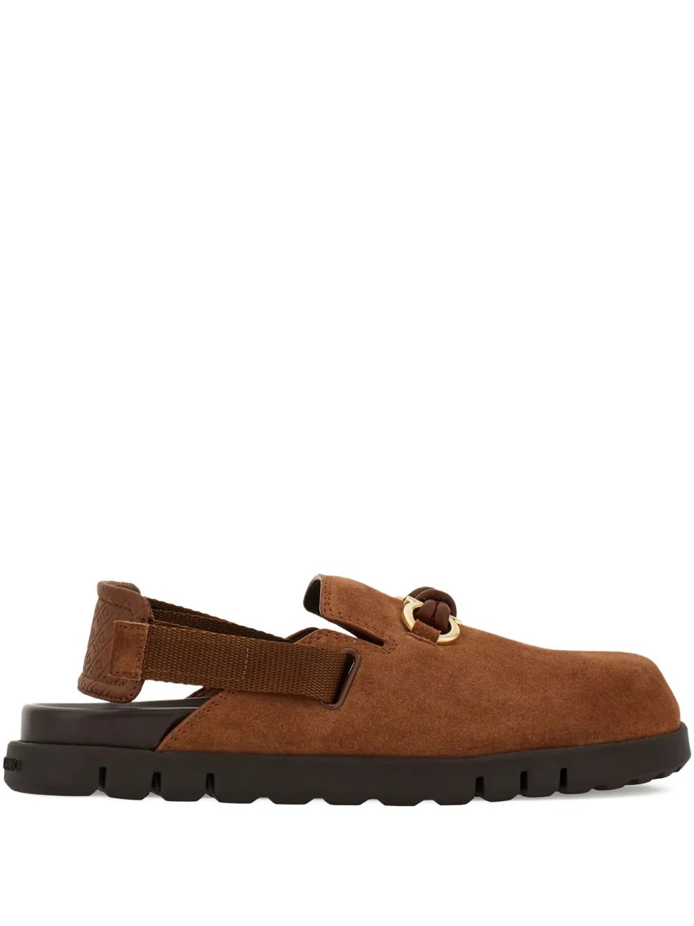 Ferragamo sandalias Gancini con hebilla | marrón | Image 1