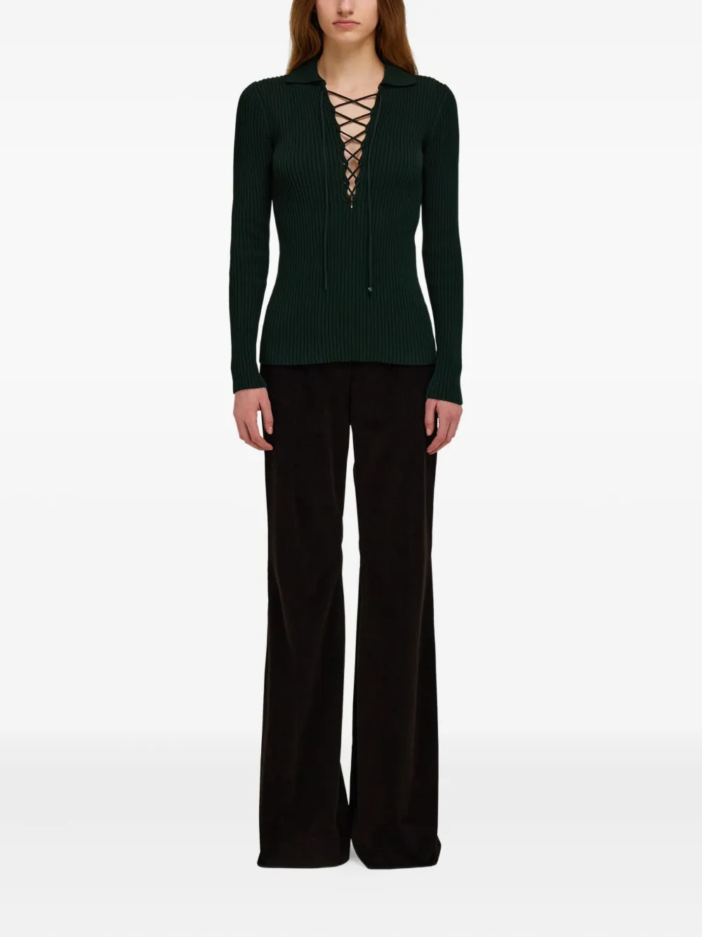 Ferragamo Katoenen trui Groen