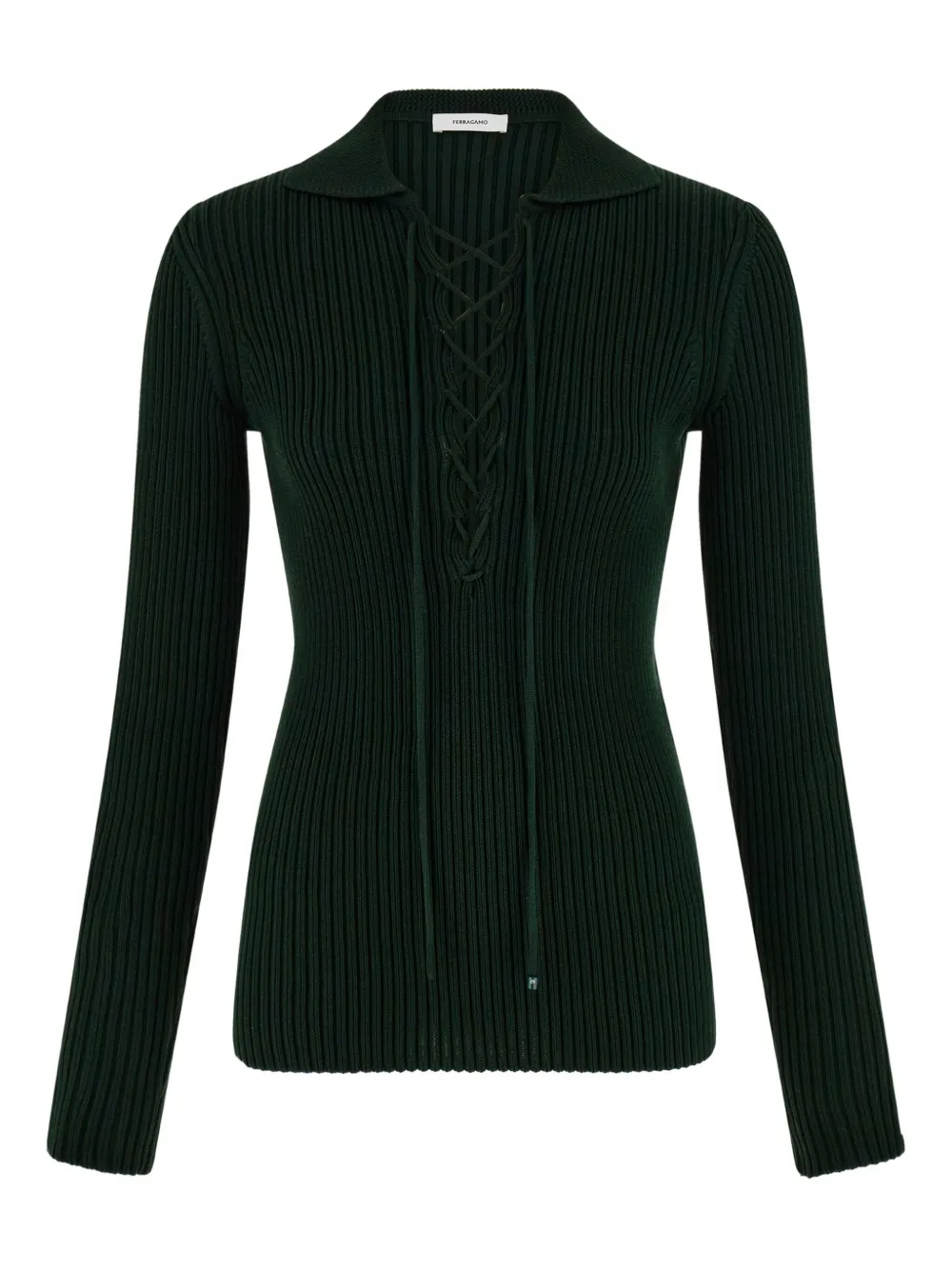 Ferragamo Katoenen trui Groen