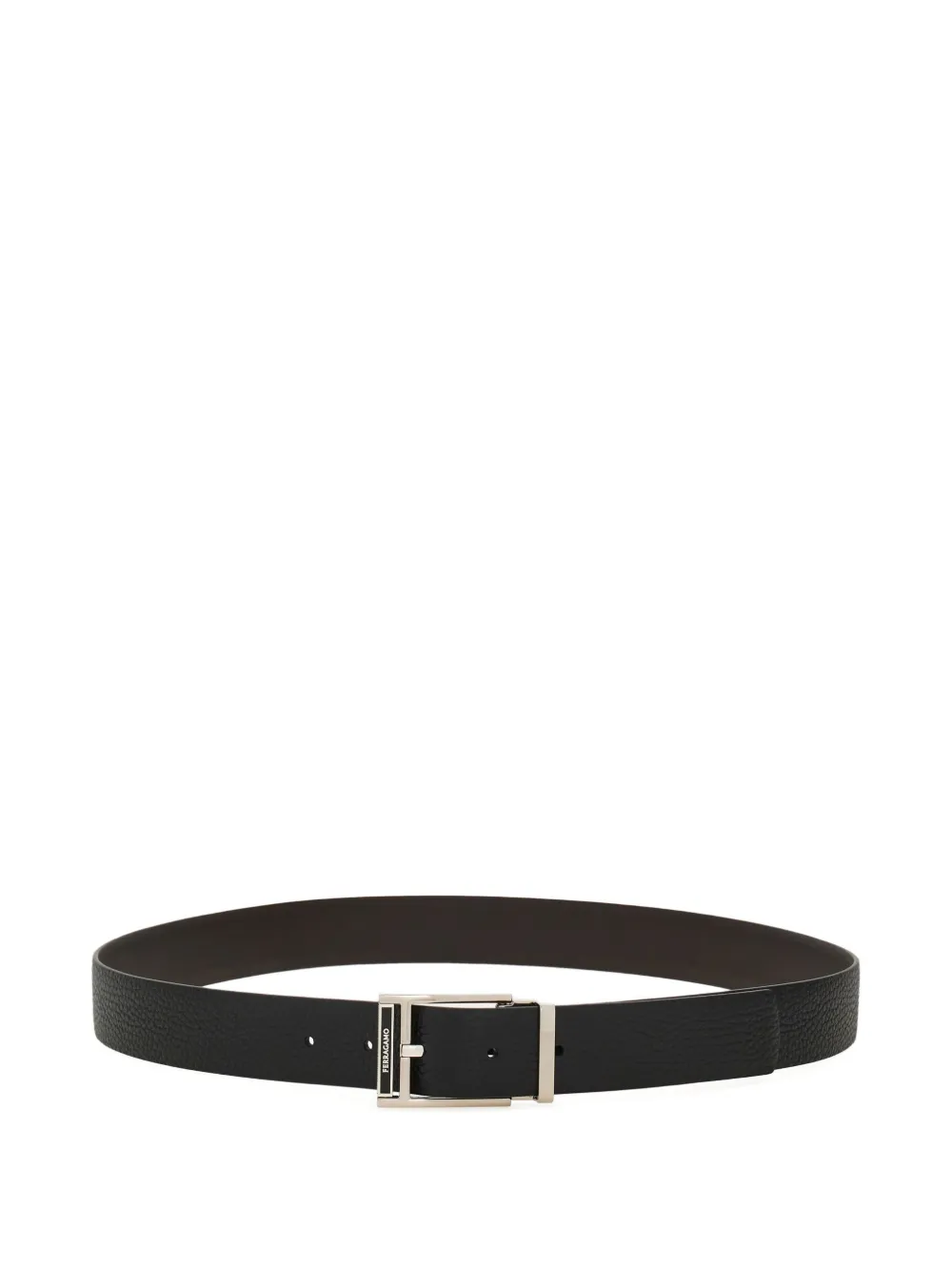 Ferragamo leather belt Black Testa di Moro