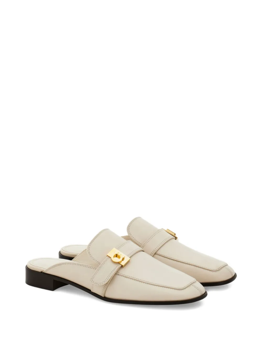 Ferragamo Hug buckle loafer White