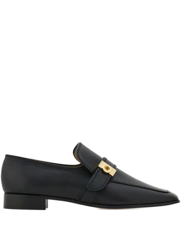 Ferragamo 黒 レザー ローファー Ferragamo レザーローファー | ブラック | FARFETCH JP