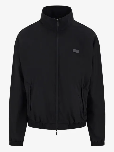 Ferragamo veste bomber à patch logo