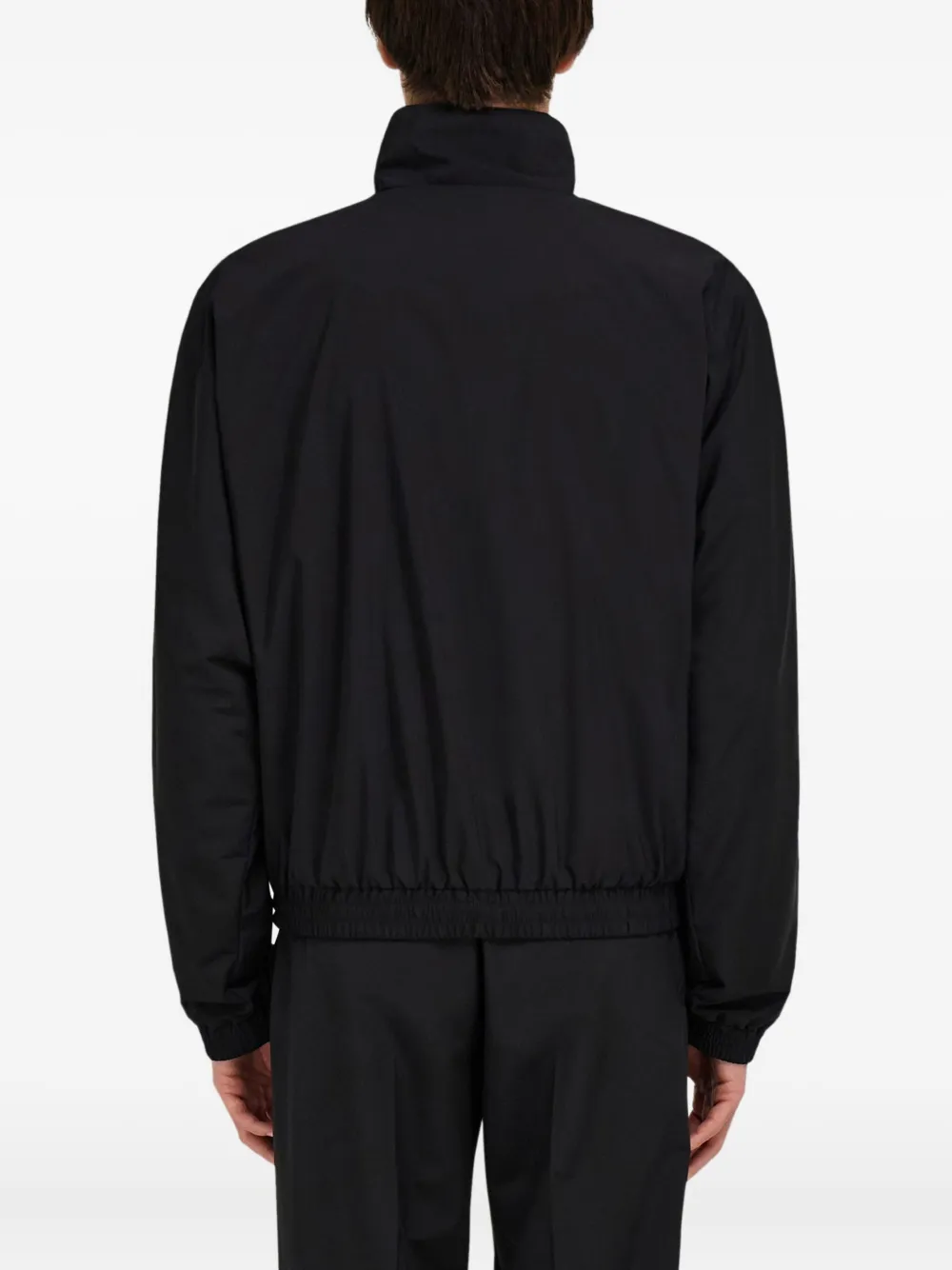 Ferragamo Bomberjack met logopatch Zwart