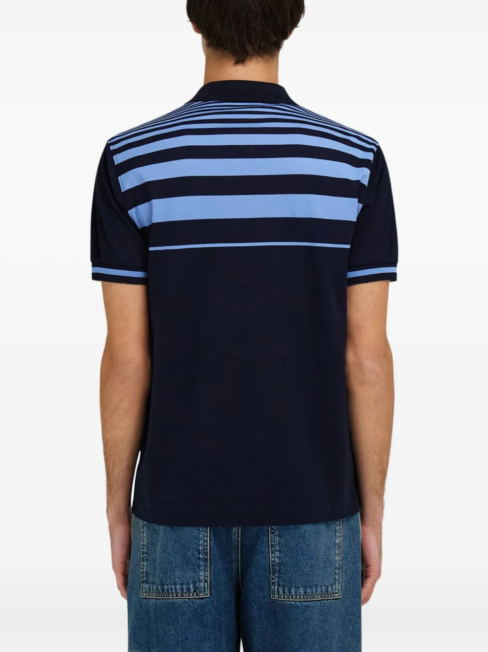 Ferragamo Gestreept poloshirt Blauw
