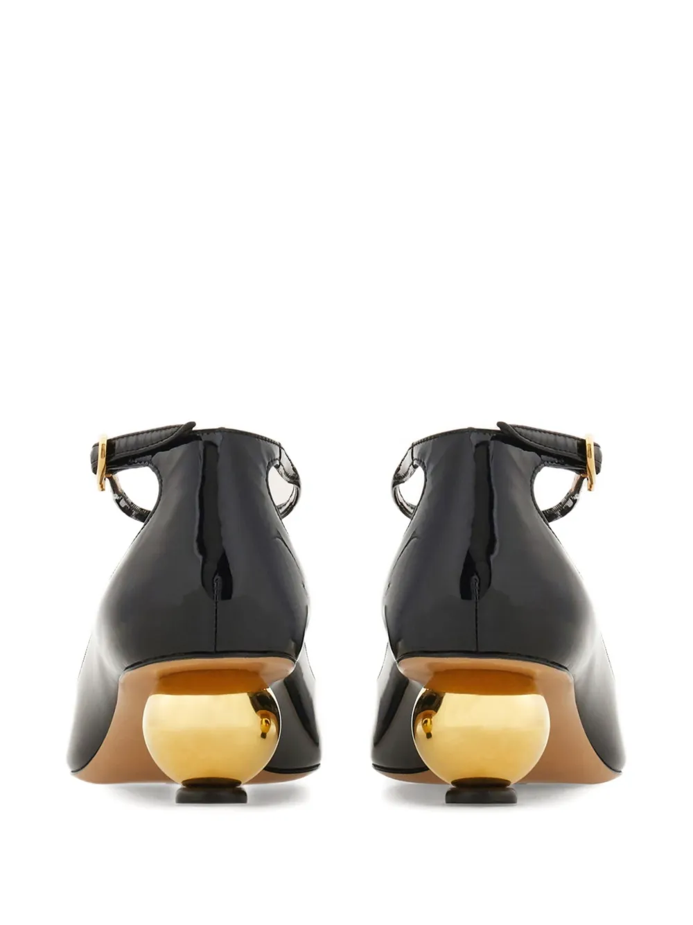 Ferragamo Leren pumps Zwart