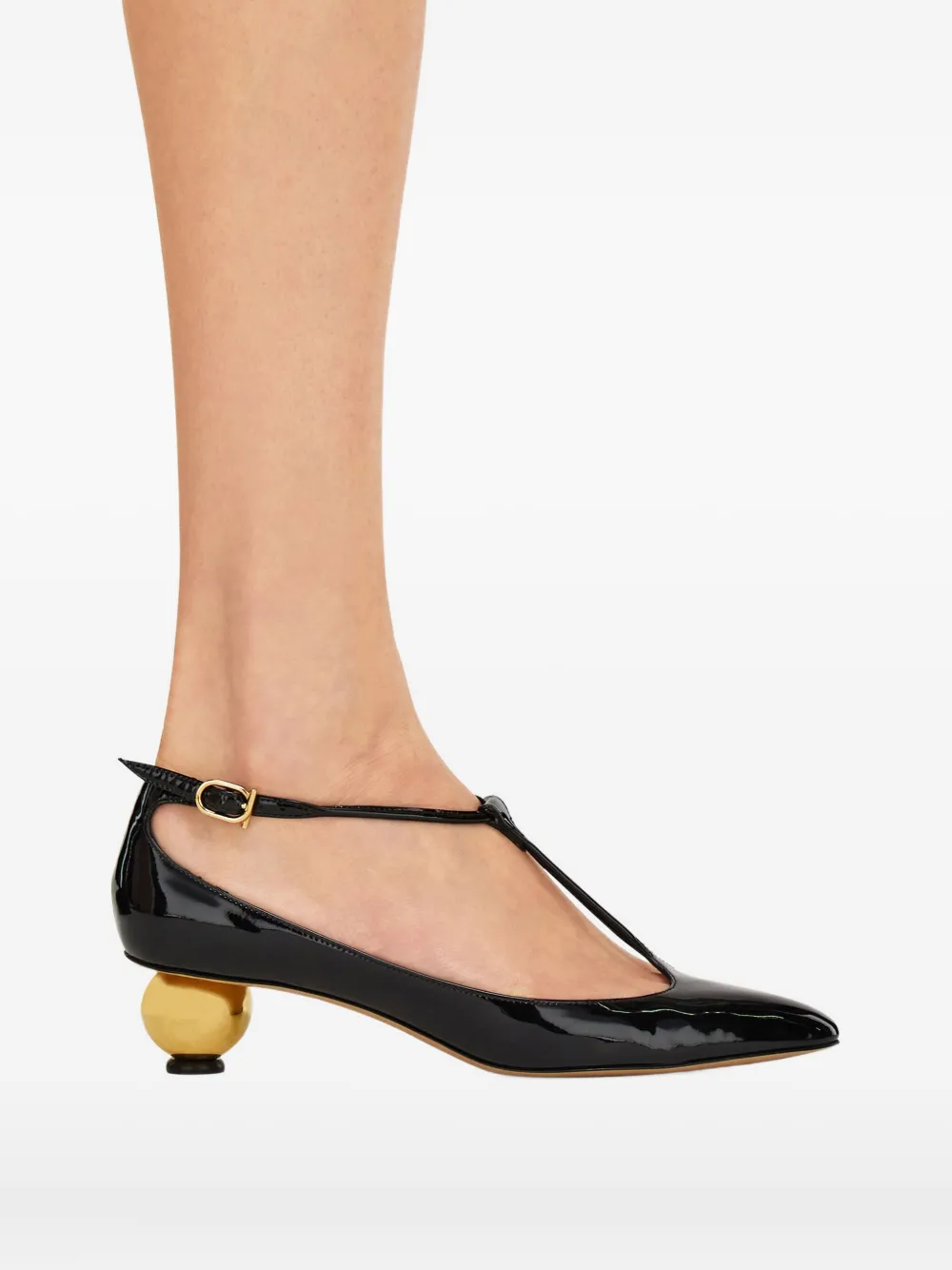Ferragamo Leren pumps Zwart