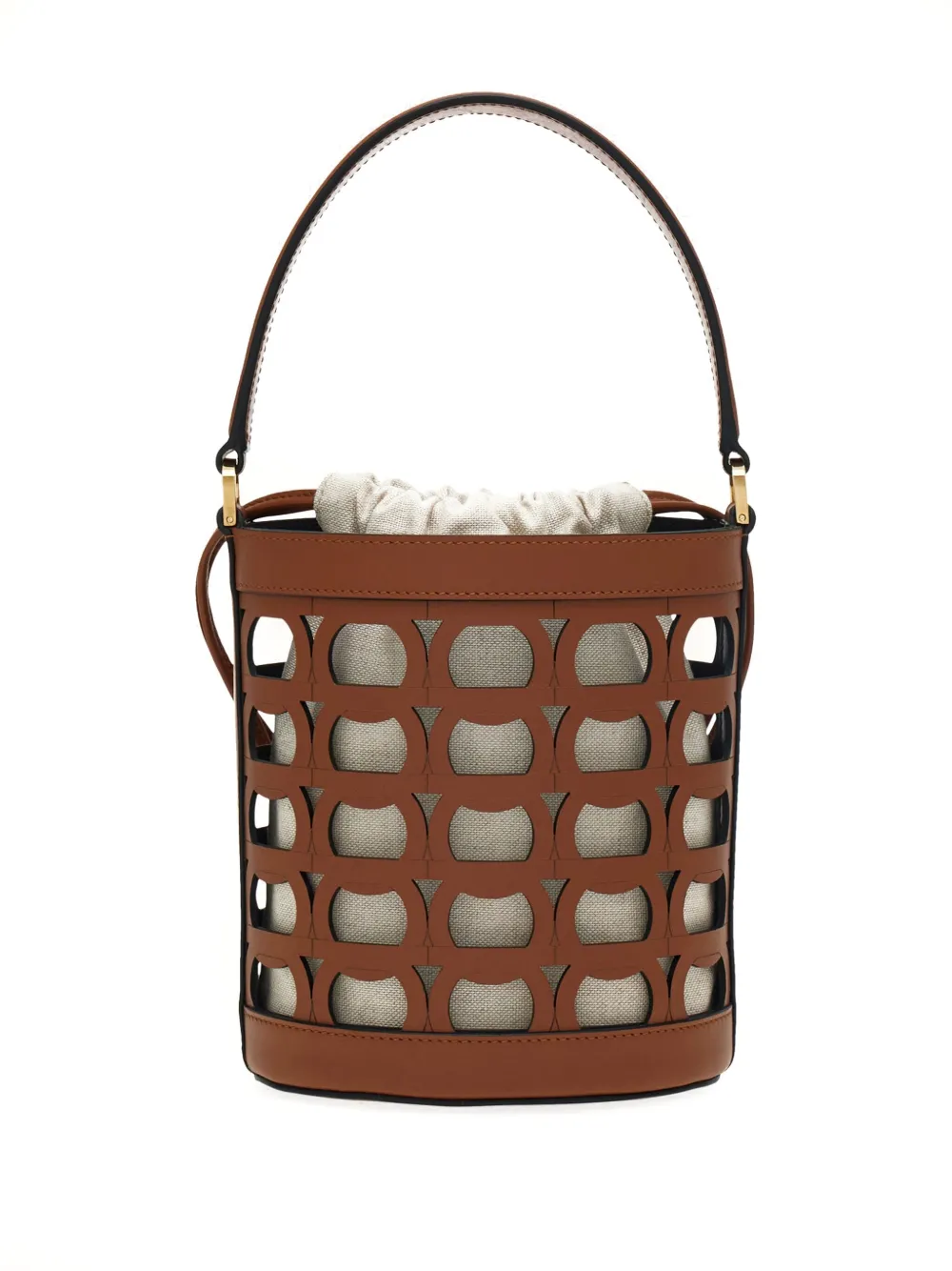 Ferragamo cut-out leather bucket bag | Image 2