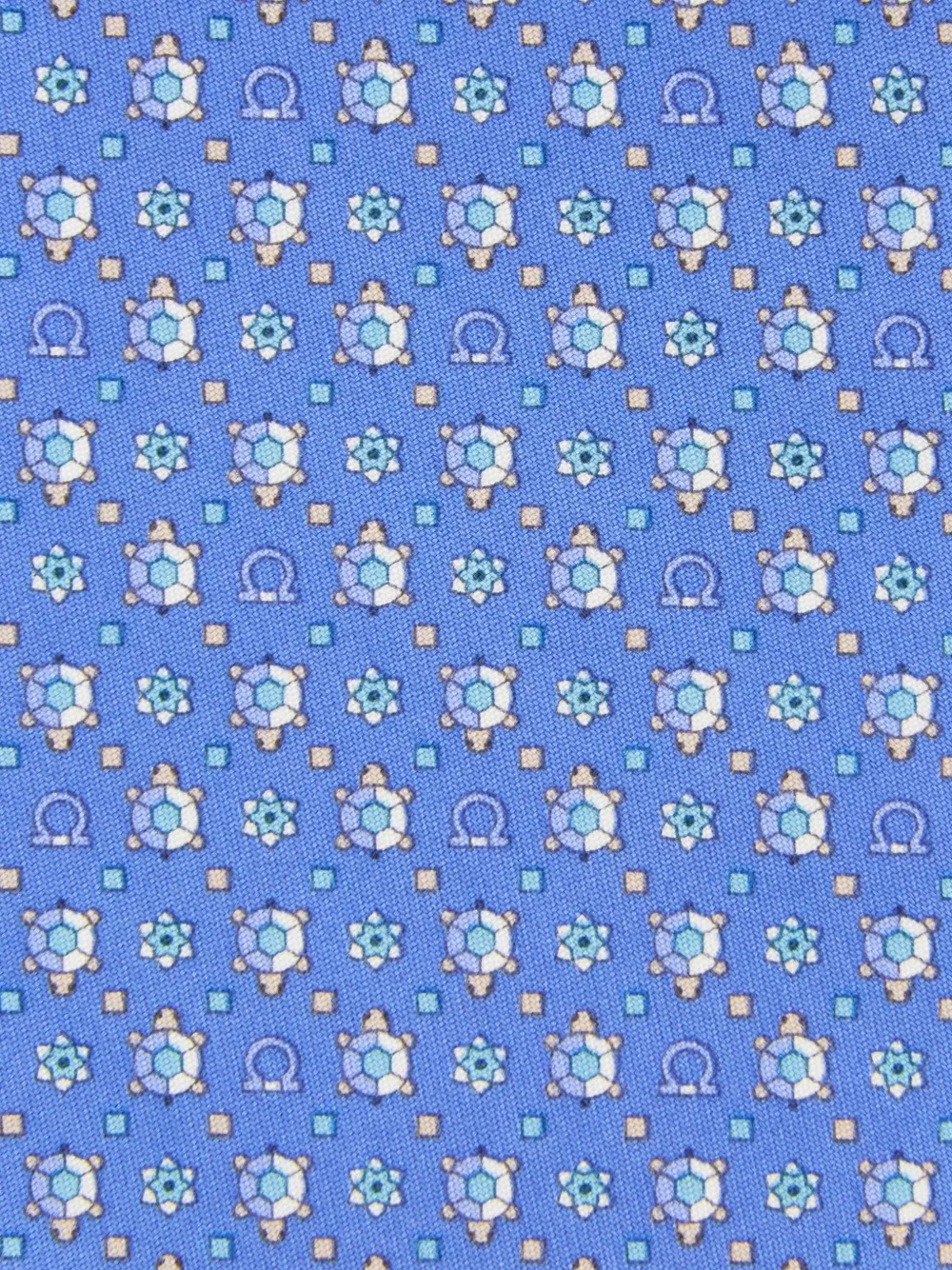 Ferragamo Zijden stropdas Blauw