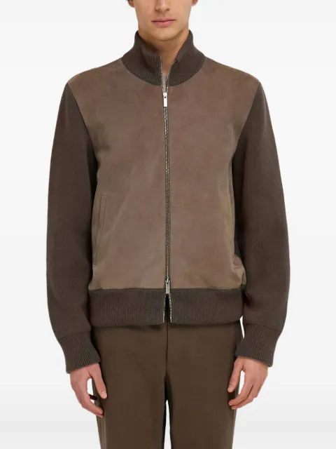 Ferragamo zip-up bomber jacket
