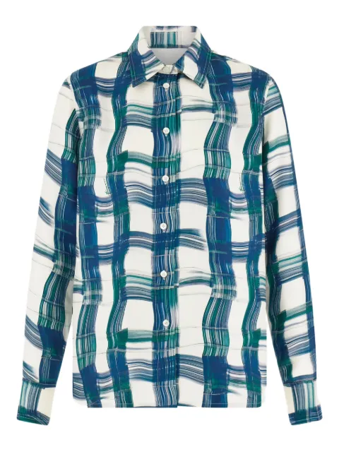 Ferragamo plaid silk shirt