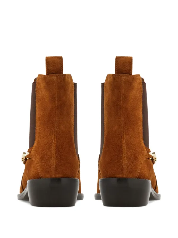 Ferragamo チェルシーブーツ | ブラウン | FARFETCH JP