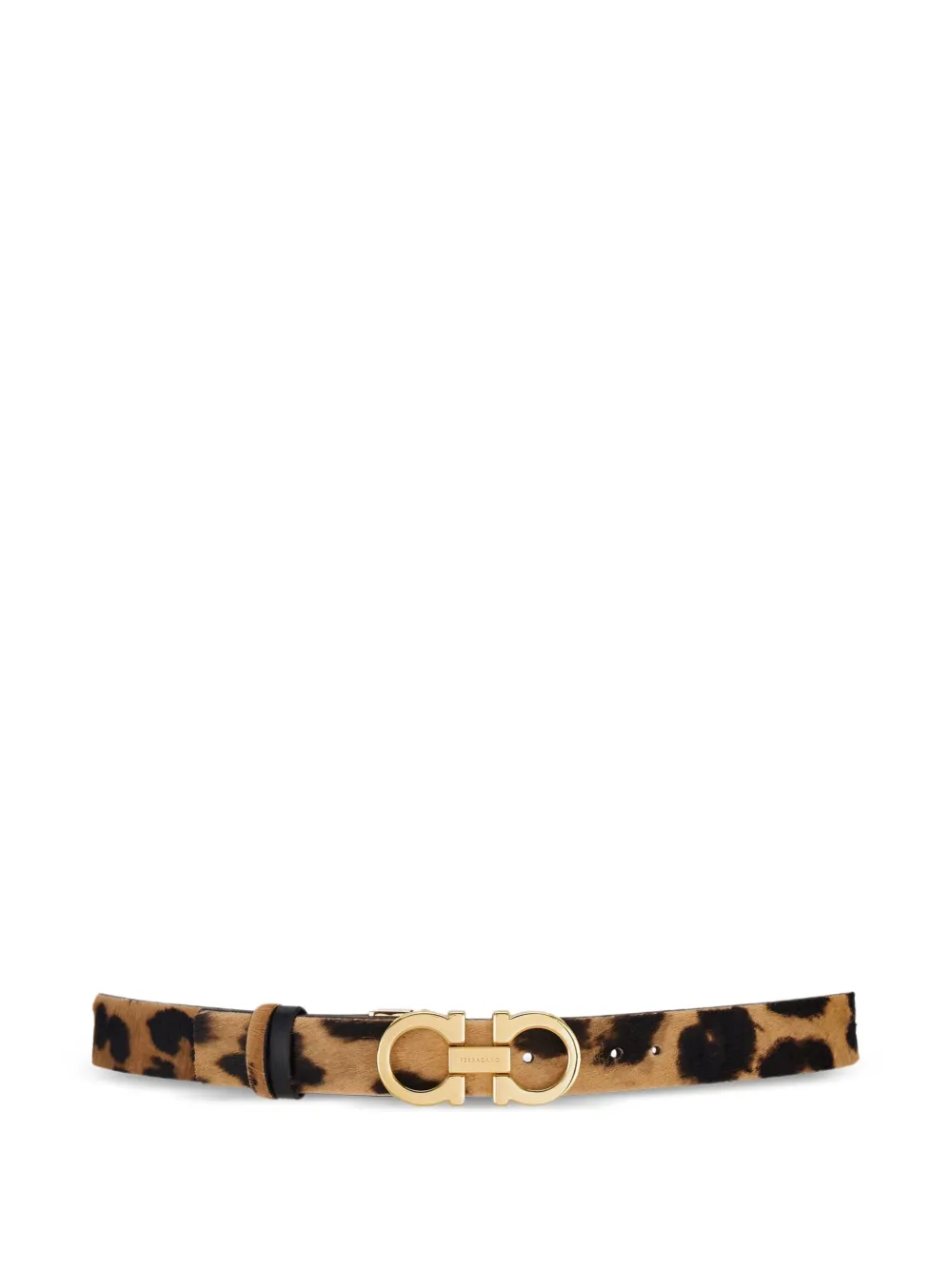 Ferragamo Verstelbare Gancini riem Beige